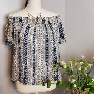 New size large off the shoulder top